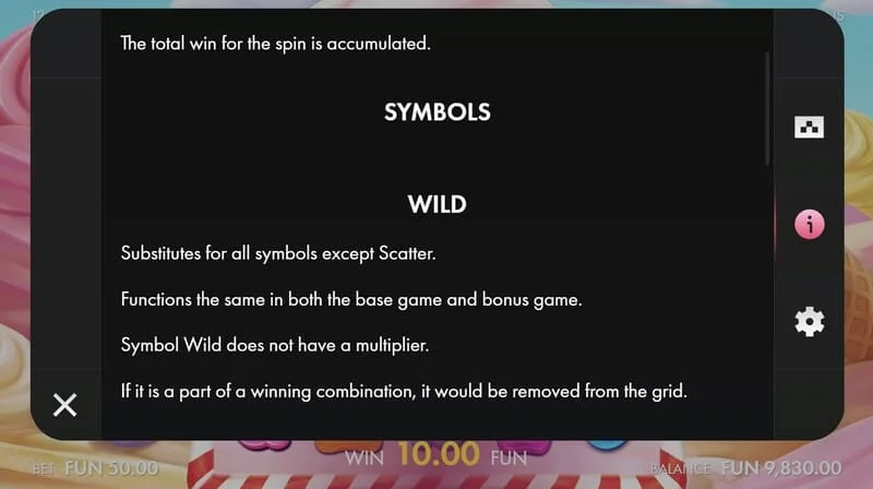 Sugar Wins - sladké symboly slotu